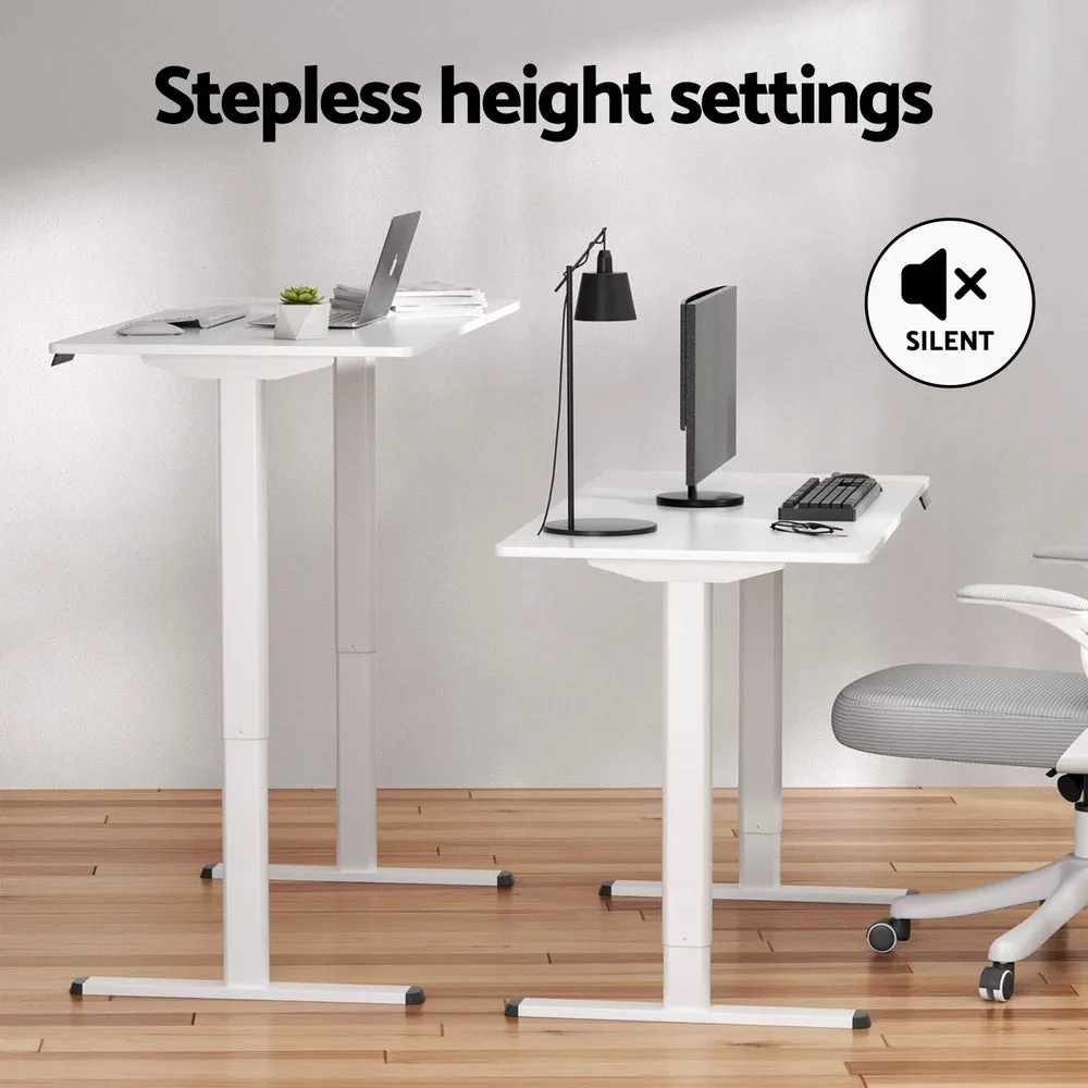 120cm Electric Standing Desk Sit Stand Desks - White