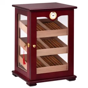 150 Cigars Display Humidor Storage Cabinet with Hygrometer