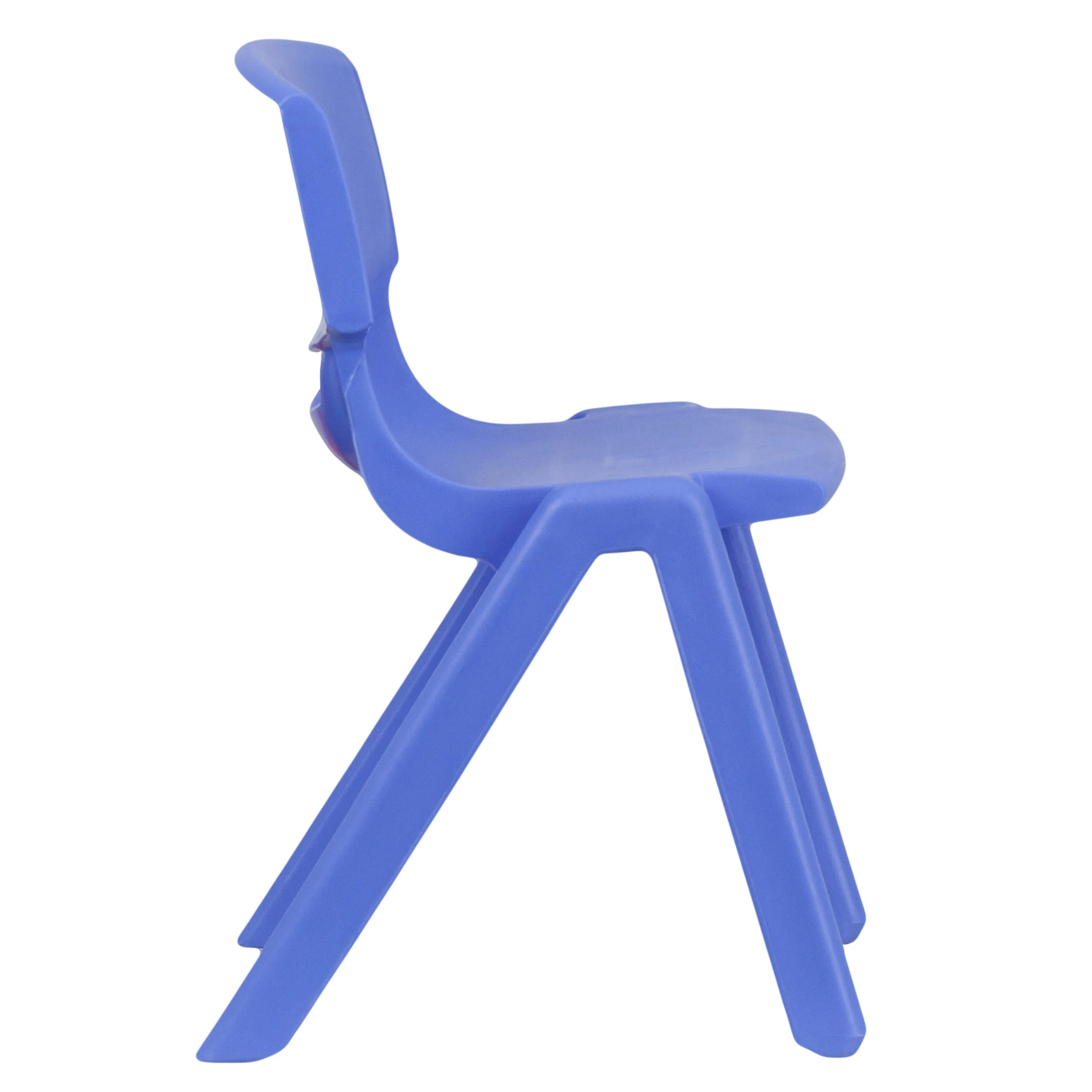 2 Pack Plastic Stackable School Chair with 13.25" Seat Height