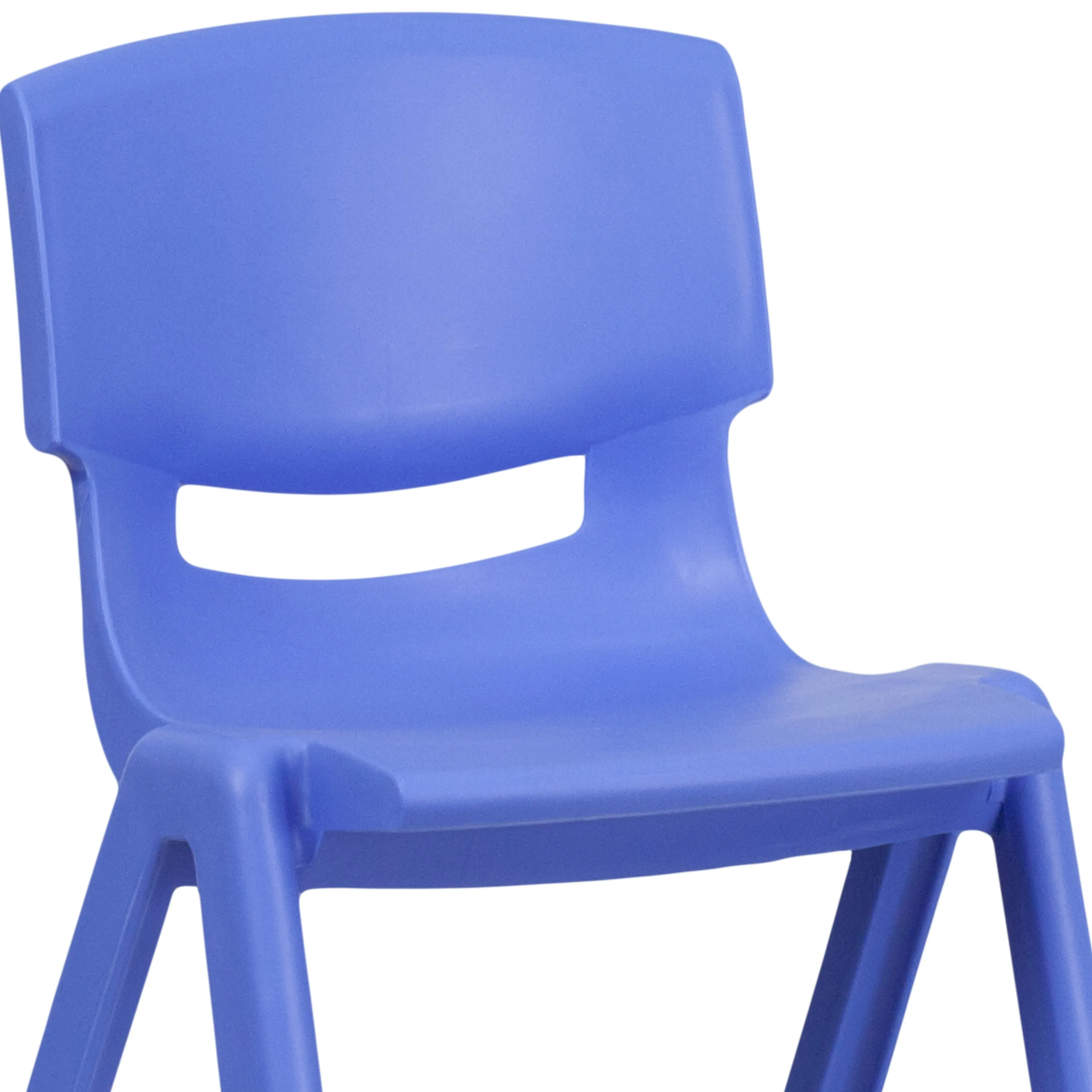 2 Pack Plastic Stackable School Chair with 13.25" Seat Height