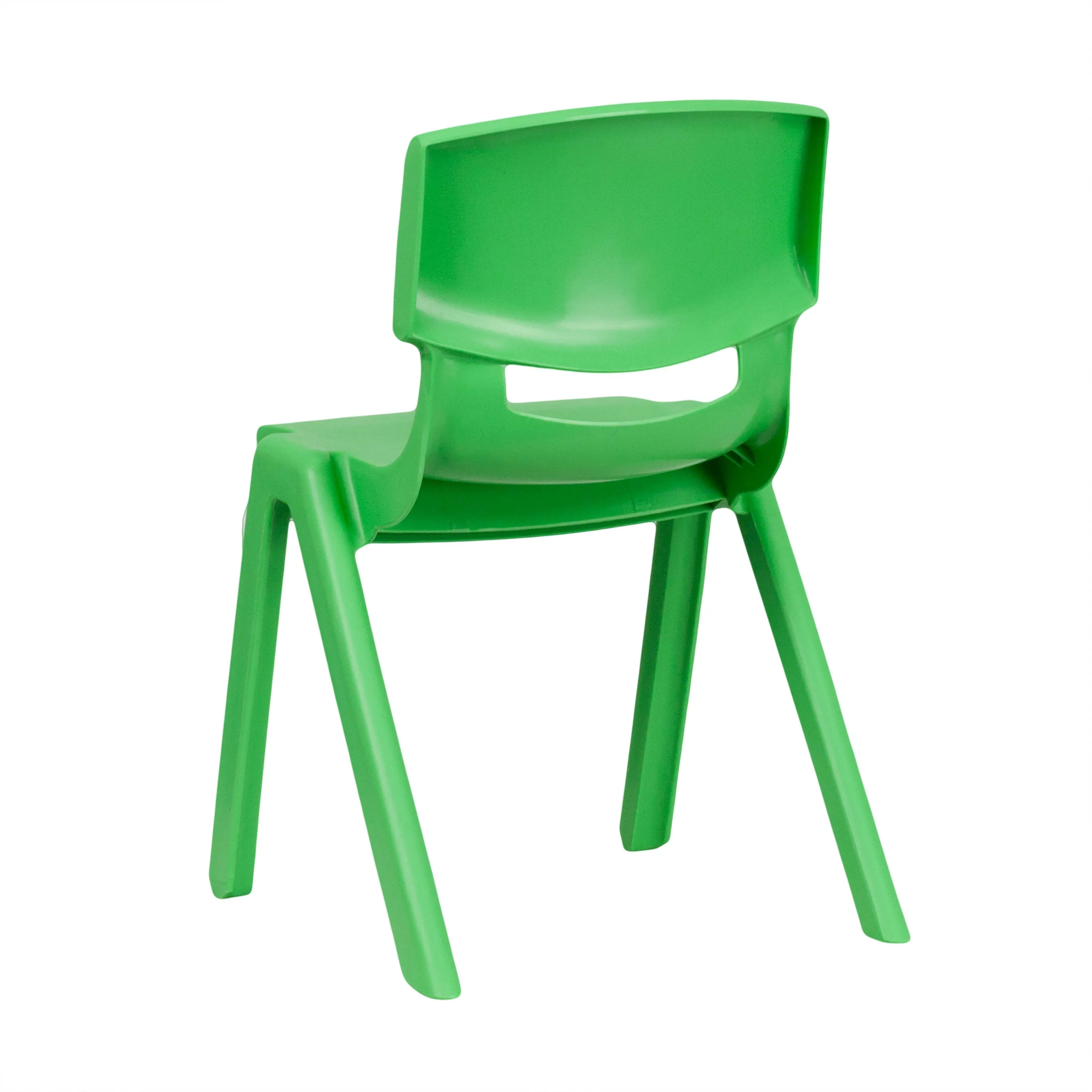 2 Pack Plastic Stackable School Chair with 13.25" Seat Height