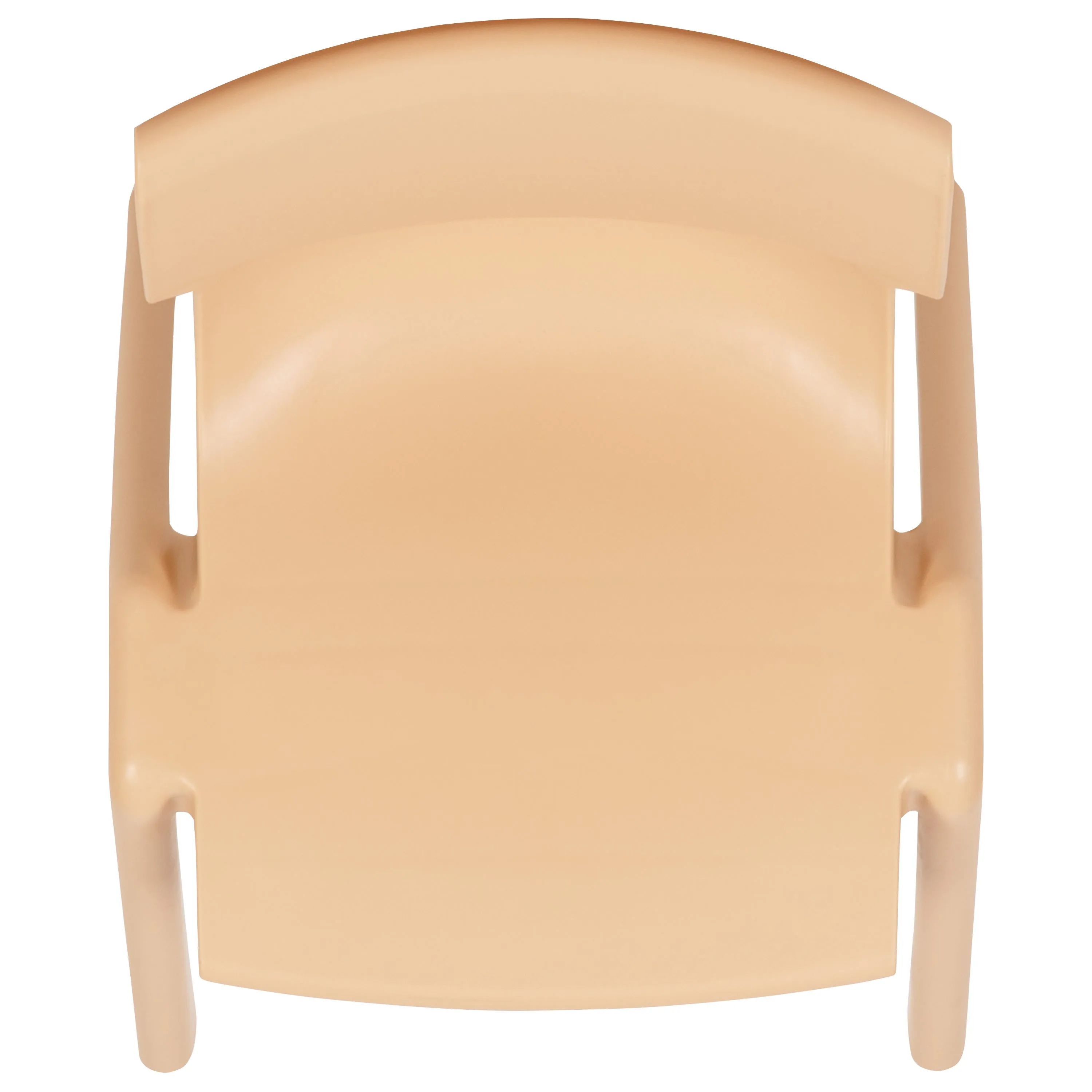 2 Pack Plastic Stackable School Chair with 13.25" Seat Height