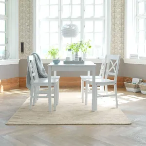 5-Pieces Pine Wood Dining Table Set (in-store pickup only)