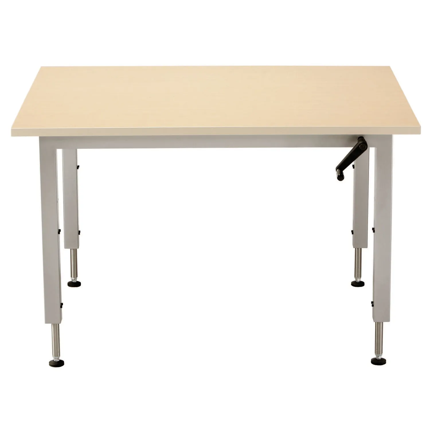 Ad-As/Populas Furniture Accella Series Height Adjustable Workstations, Desks & Tables Workstation, 48"L X 36"W, Rectangular, Undermounted Hand-Crank, (4) Adjustable Legs, Available In All Finishes, Indicate Color Code (Xx) (092945)