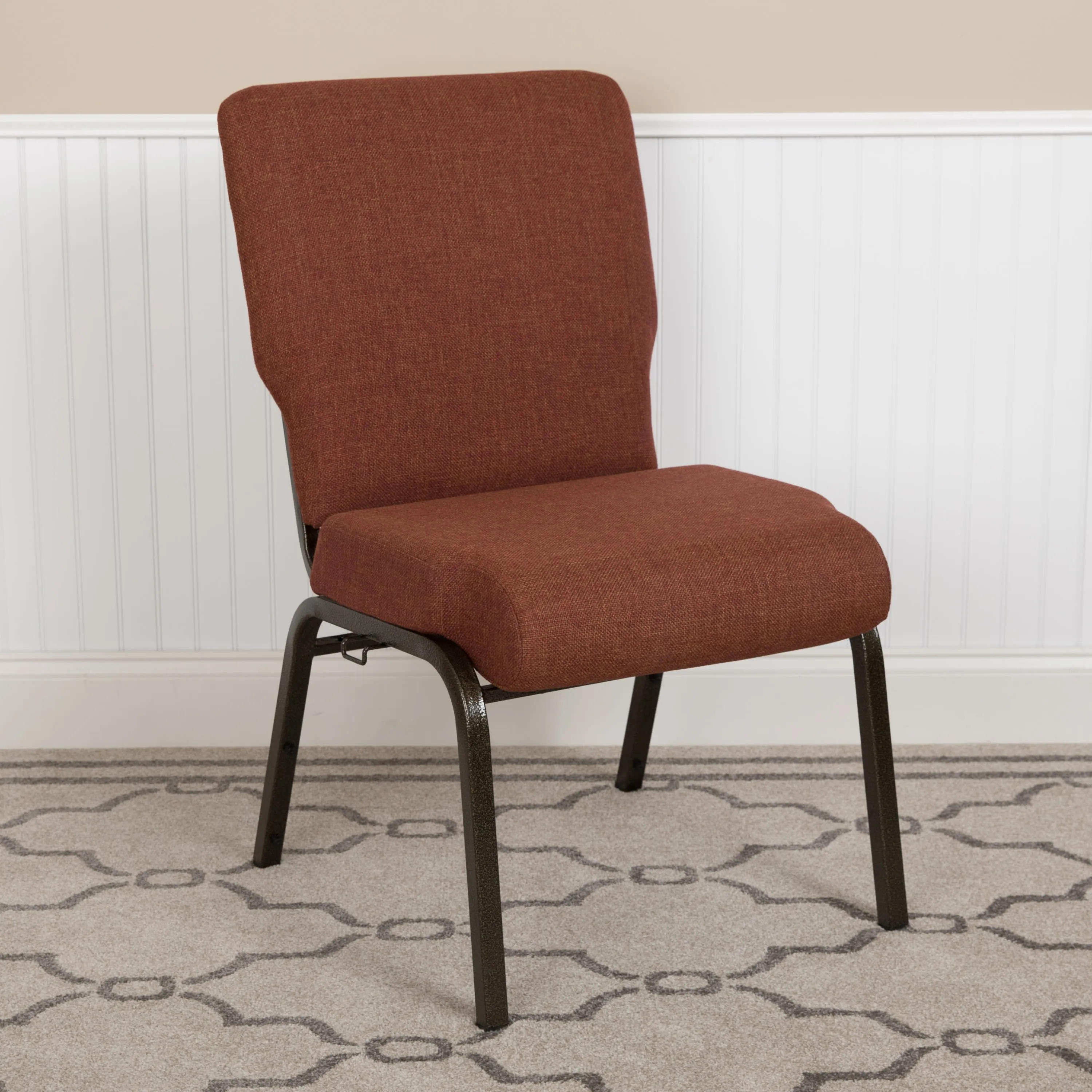 Advantage 20.5 in. Molded Foam Church Chair