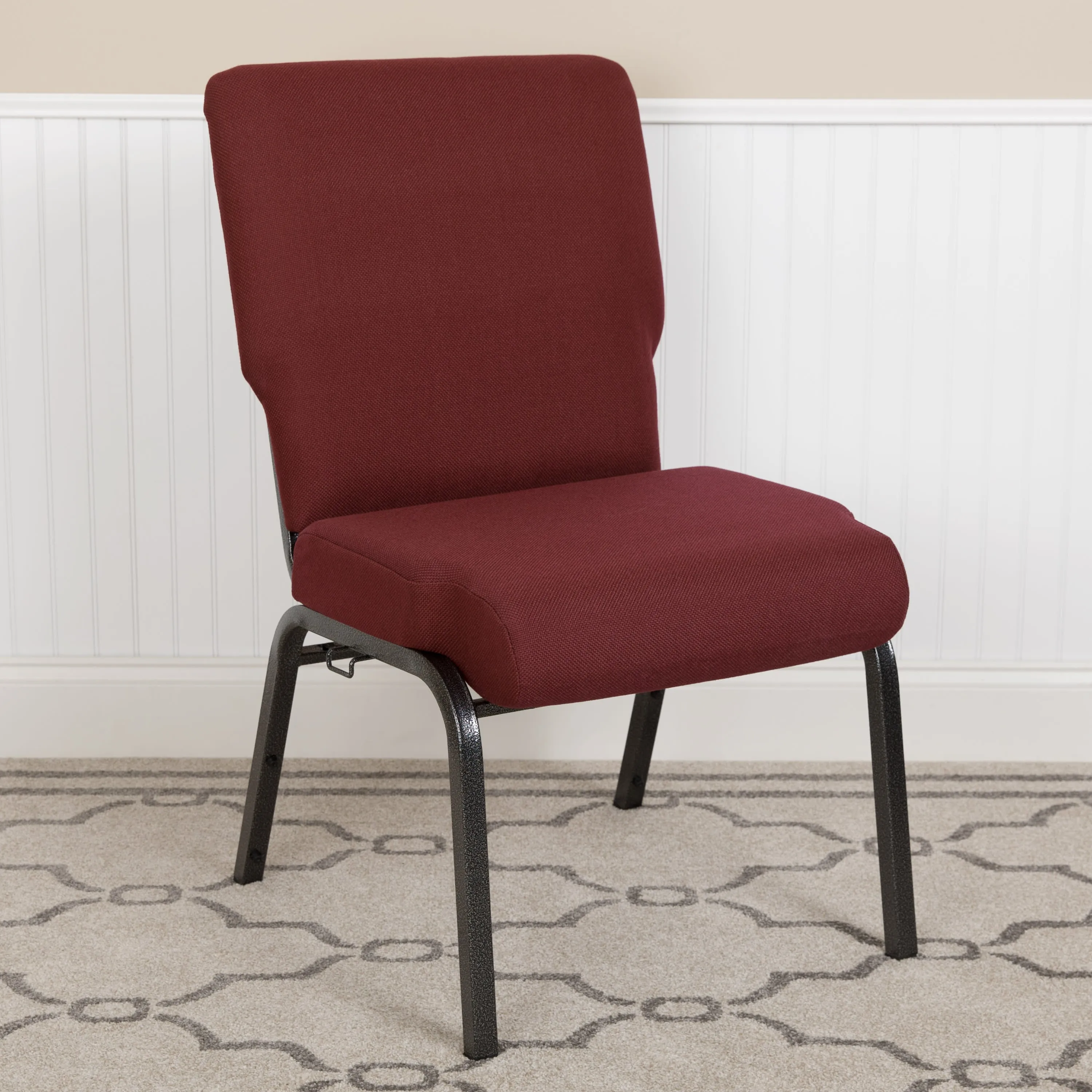 Advantage 20.5 in. Molded Foam Church Chair