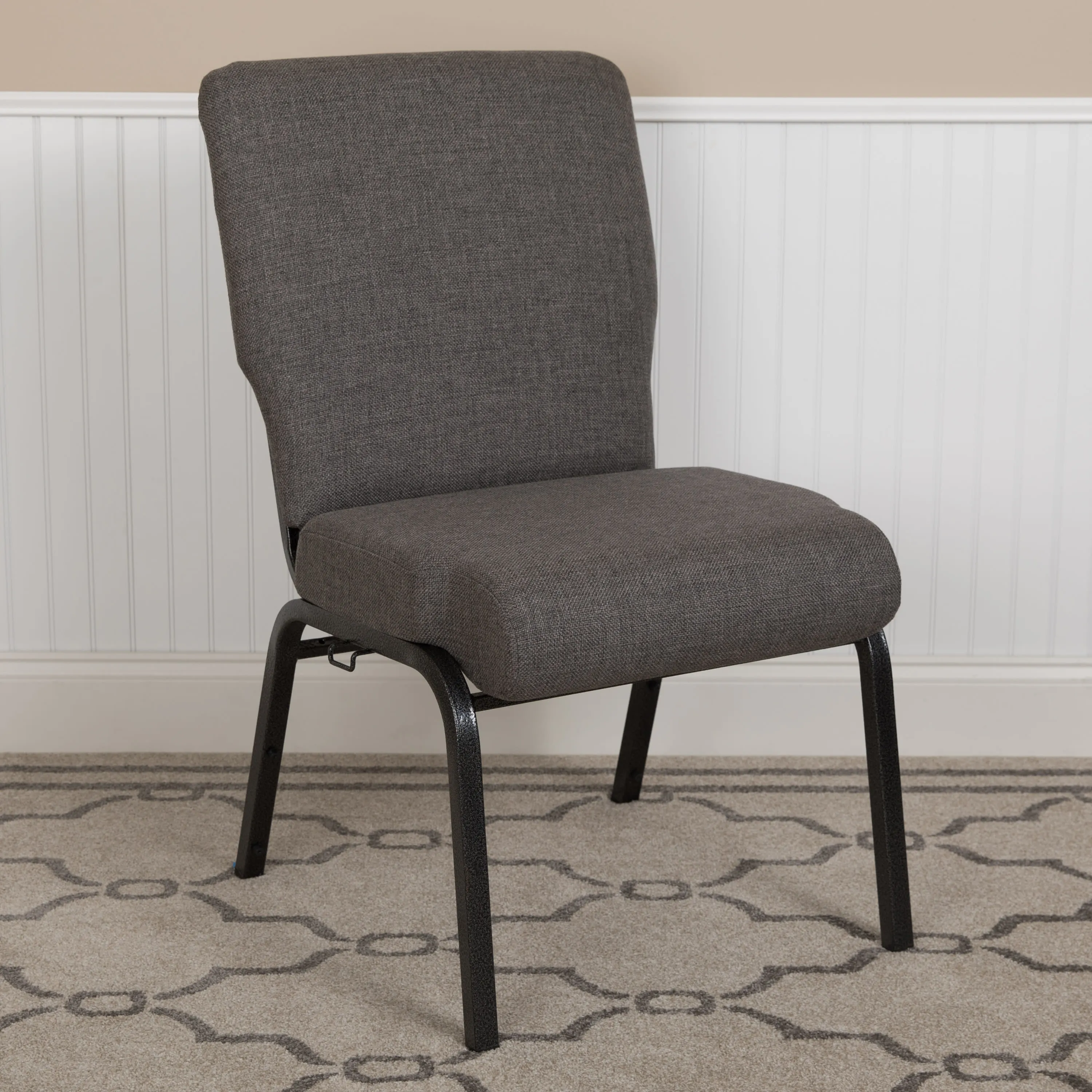 Advantage 20.5 in. Molded Foam Church Chair