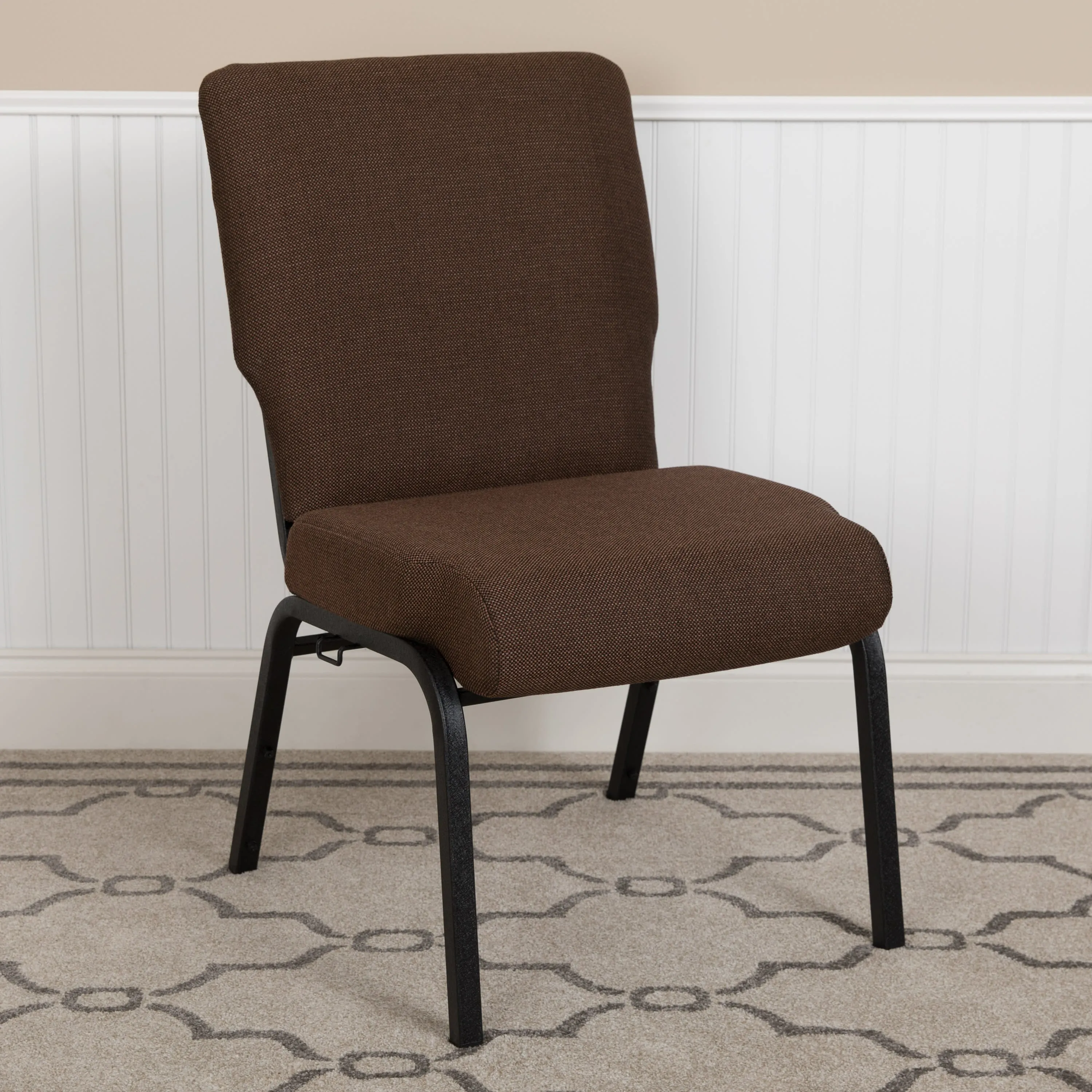 Advantage 20.5 in. Molded Foam Church Chair