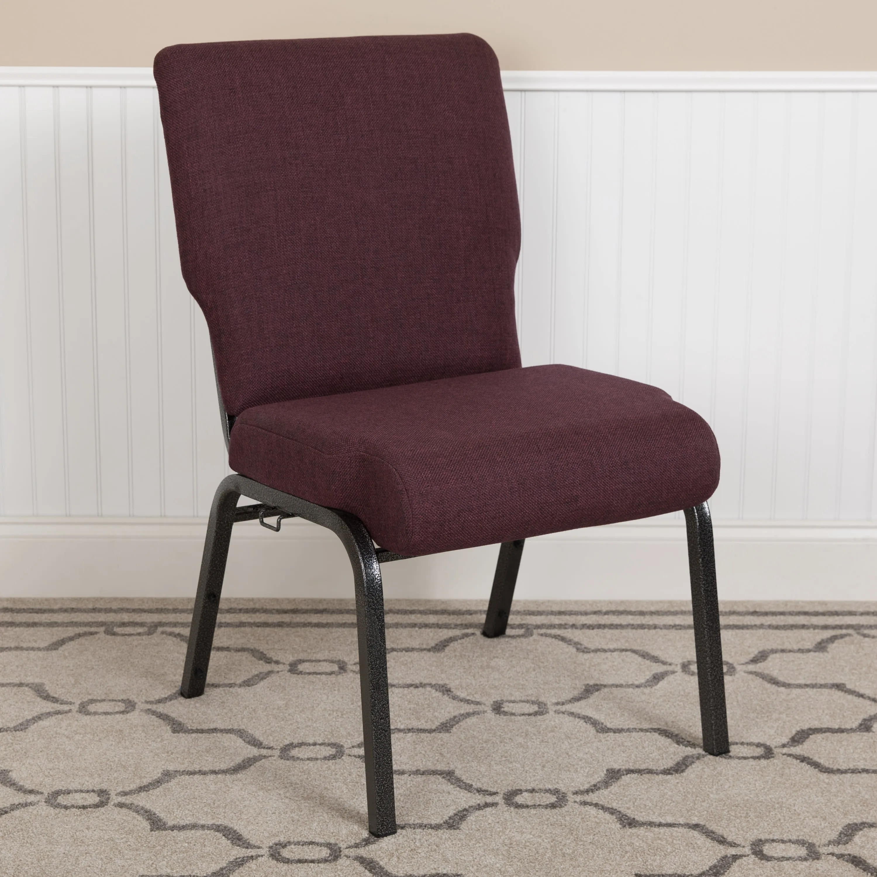 Advantage 20.5 in. Molded Foam Church Chair