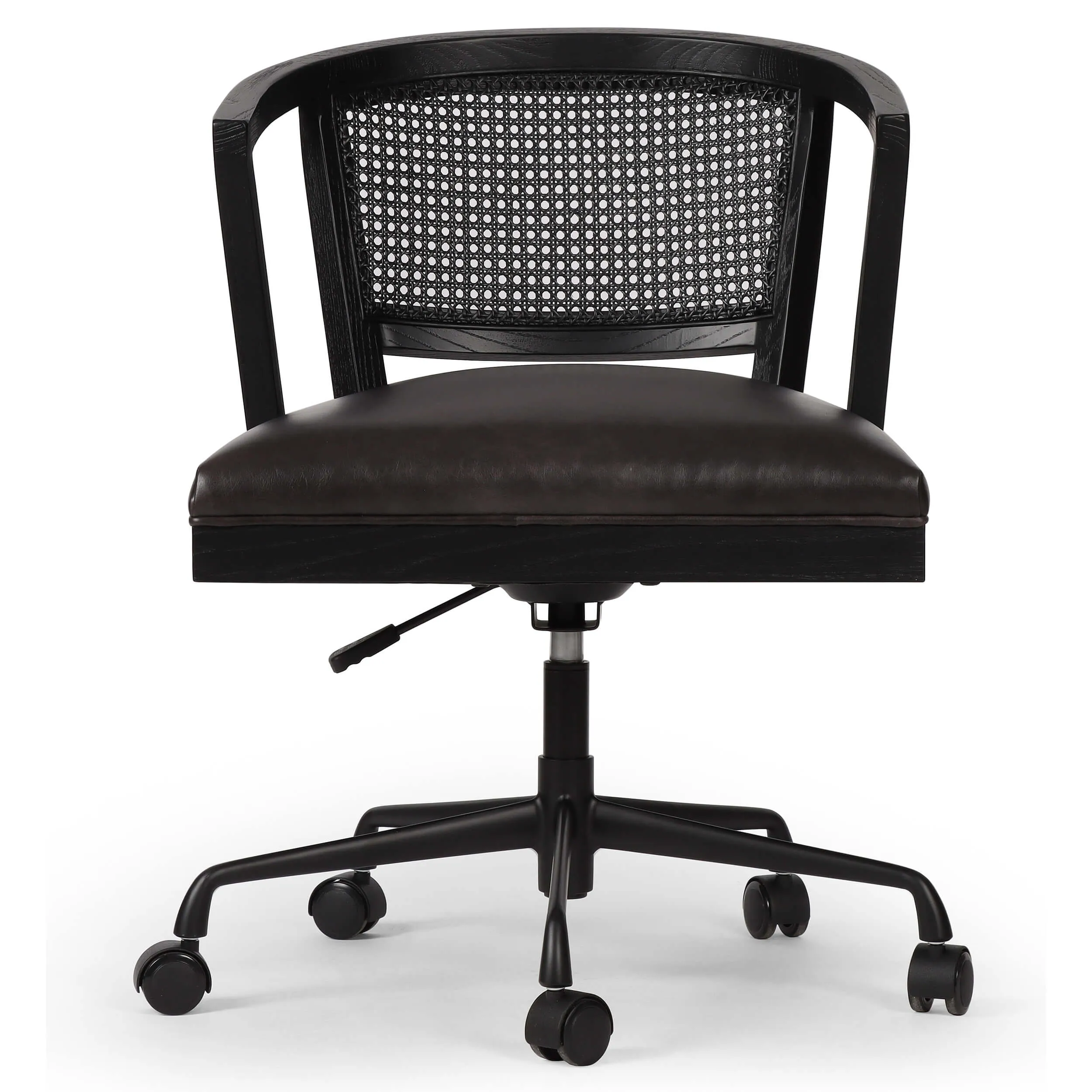 Alexa Desk Chair, Brushed Ebony/Sonoma Black