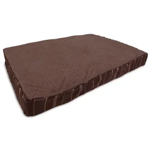 Aspen Pet Double Orthopedic Plush/Jacquard Bed