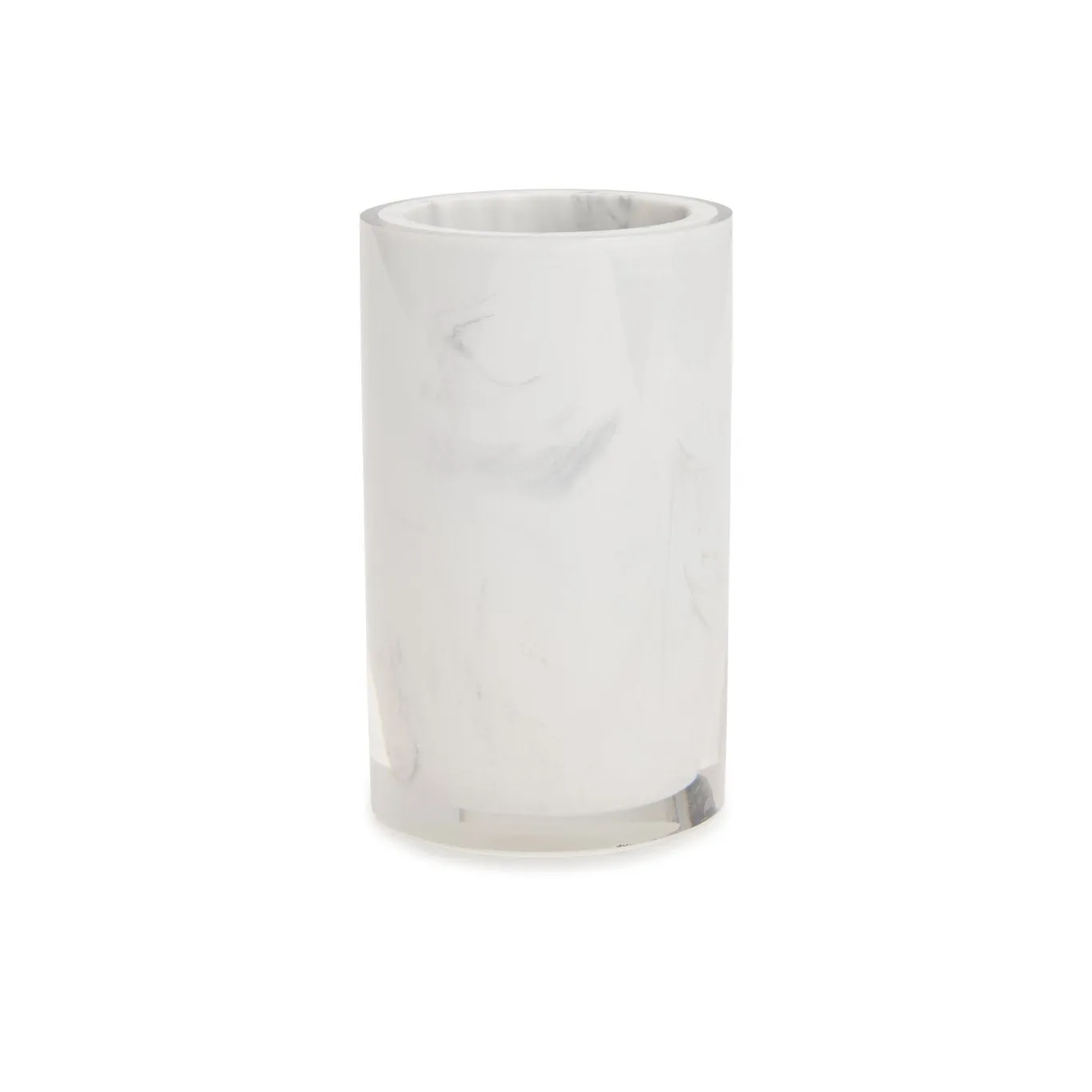 BATH ACC TUMBLER WHITE/BLK