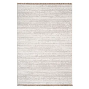 Beige Abstract Scandi Rug - Teva