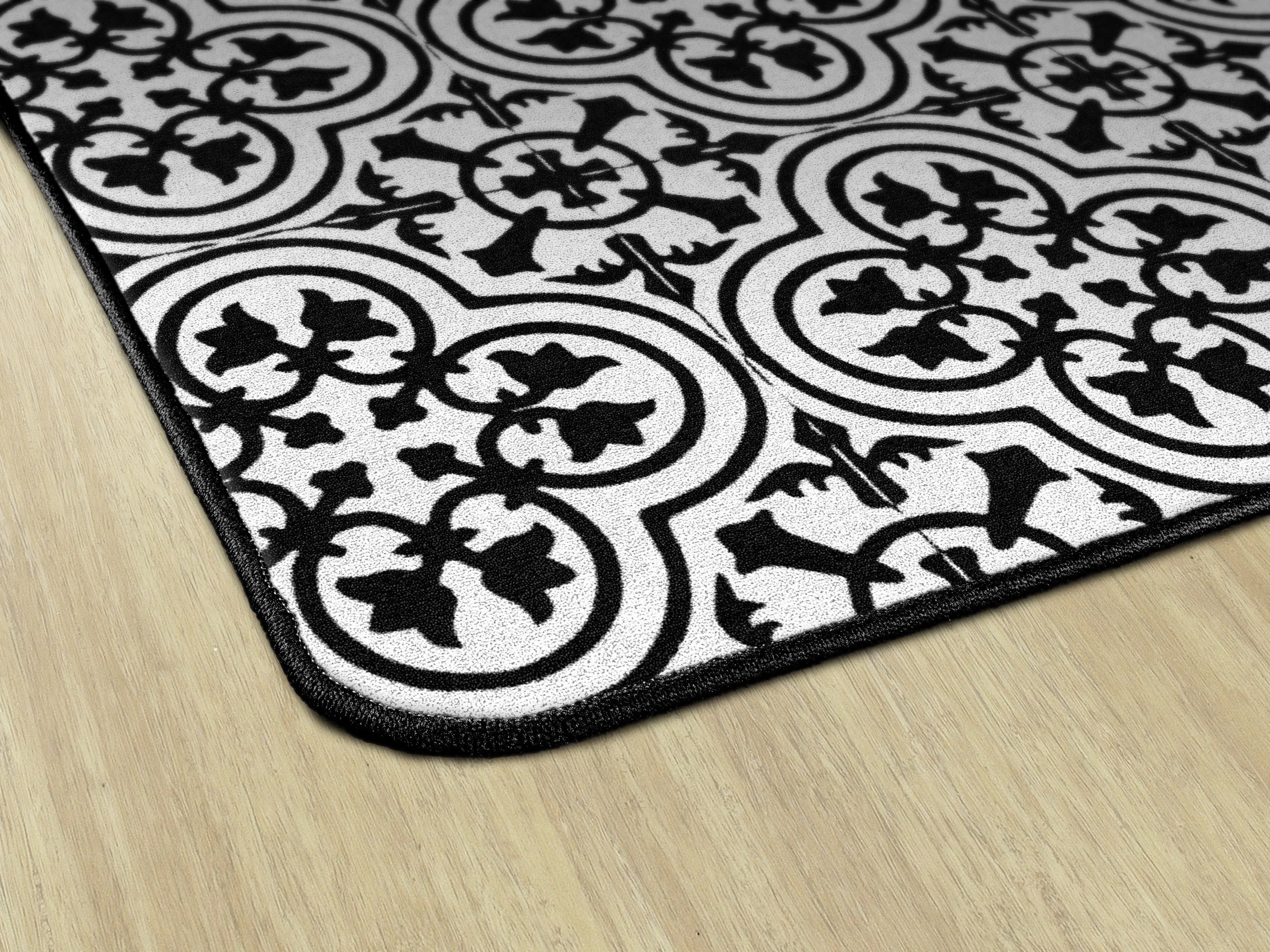 Black & White Tile | Classroom Rug | Schoolgirl Style