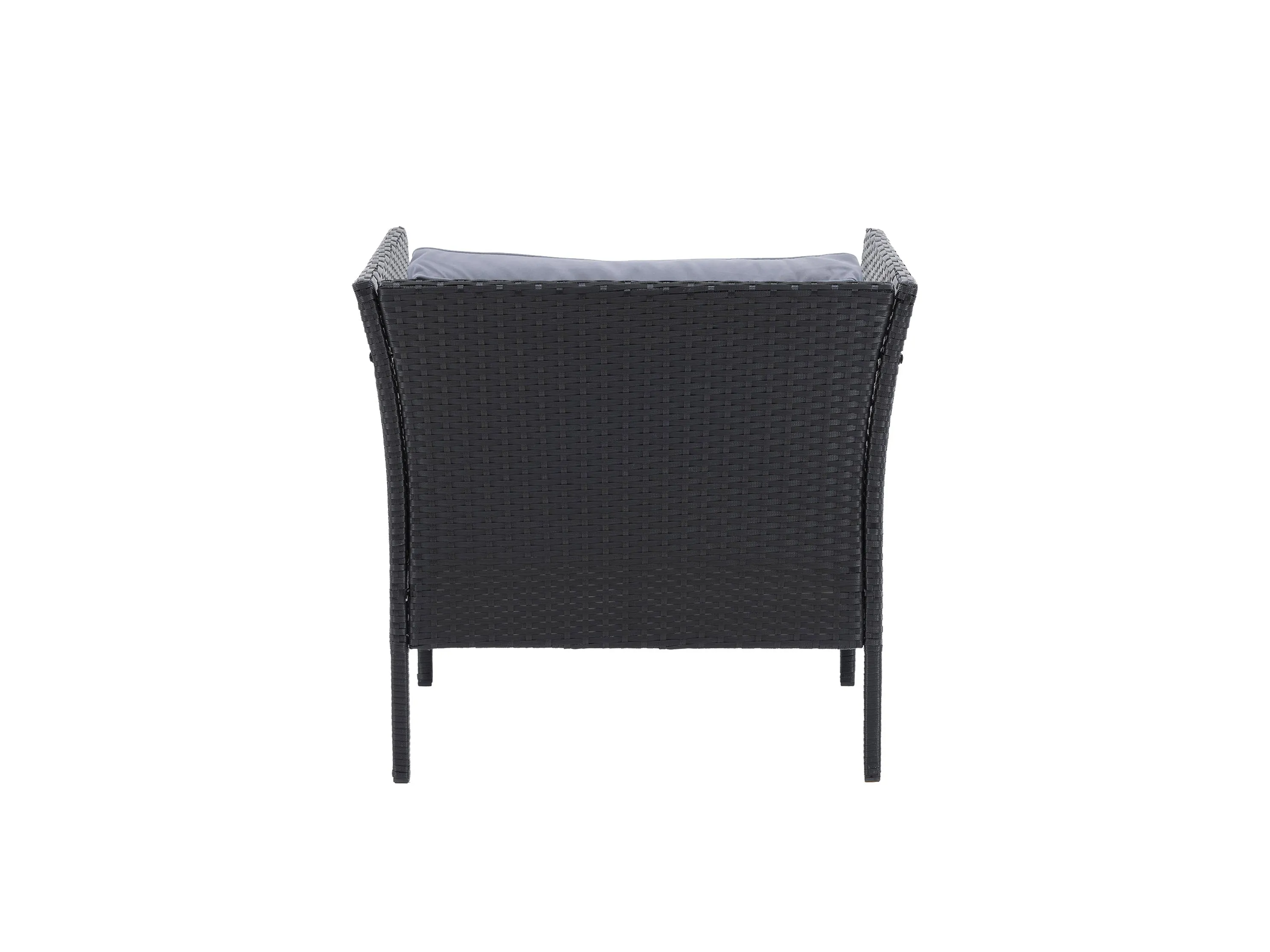 Black and Grey Patio Armchair