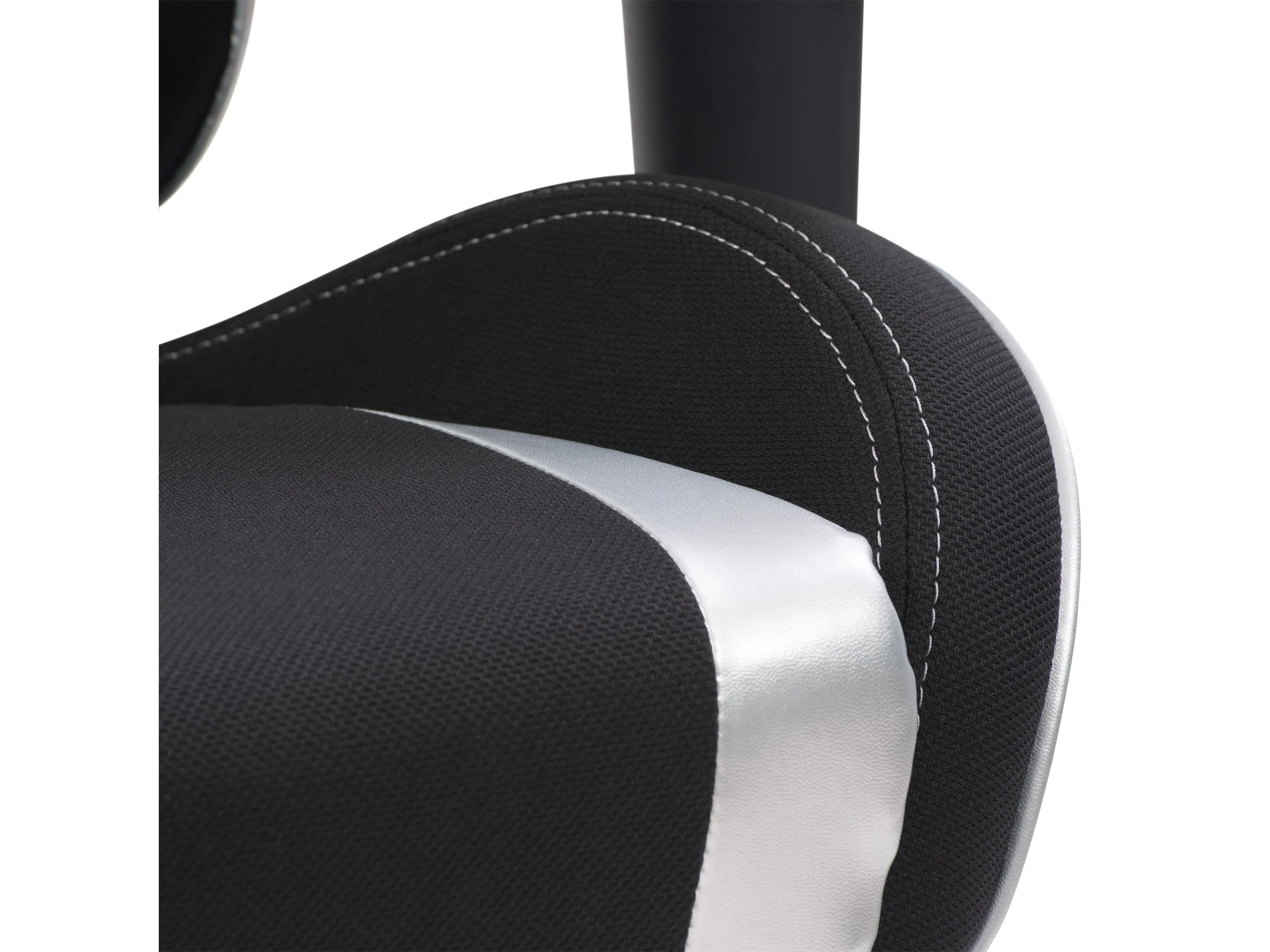 Black and Silver Gaming Office Chair