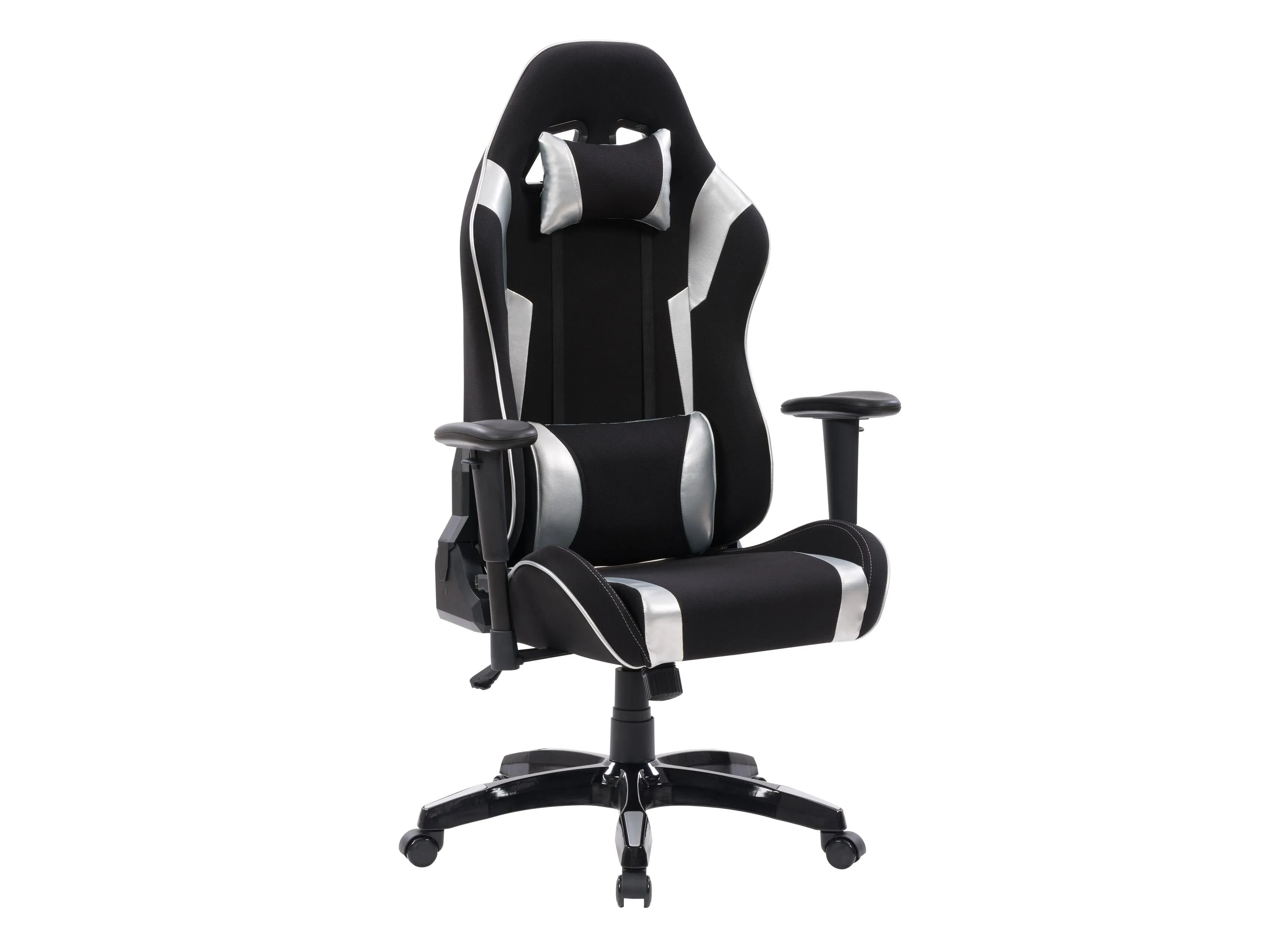 Black and Silver Gaming Office Chair