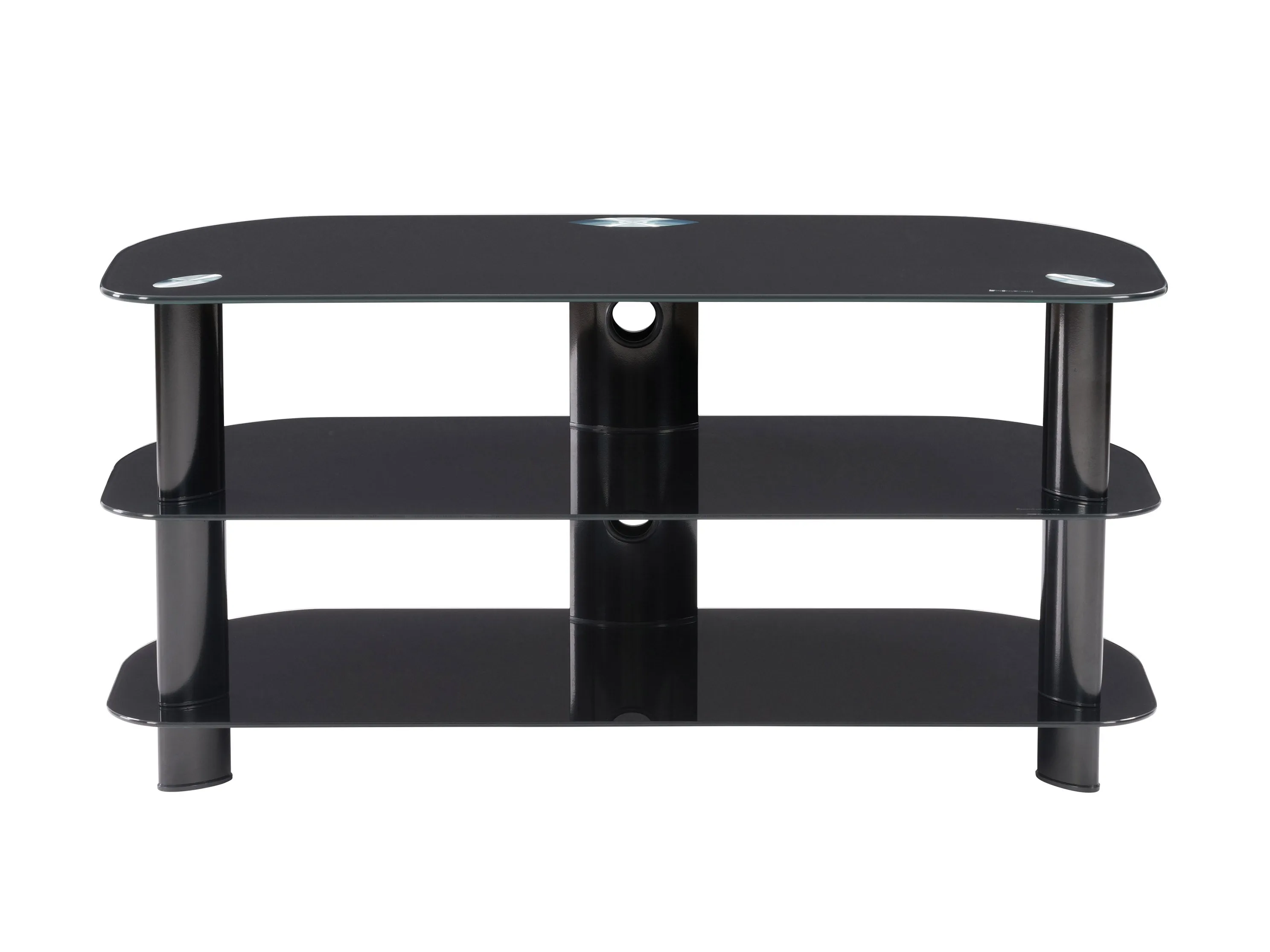 Black Glass TV Stand, TVs up to 48"