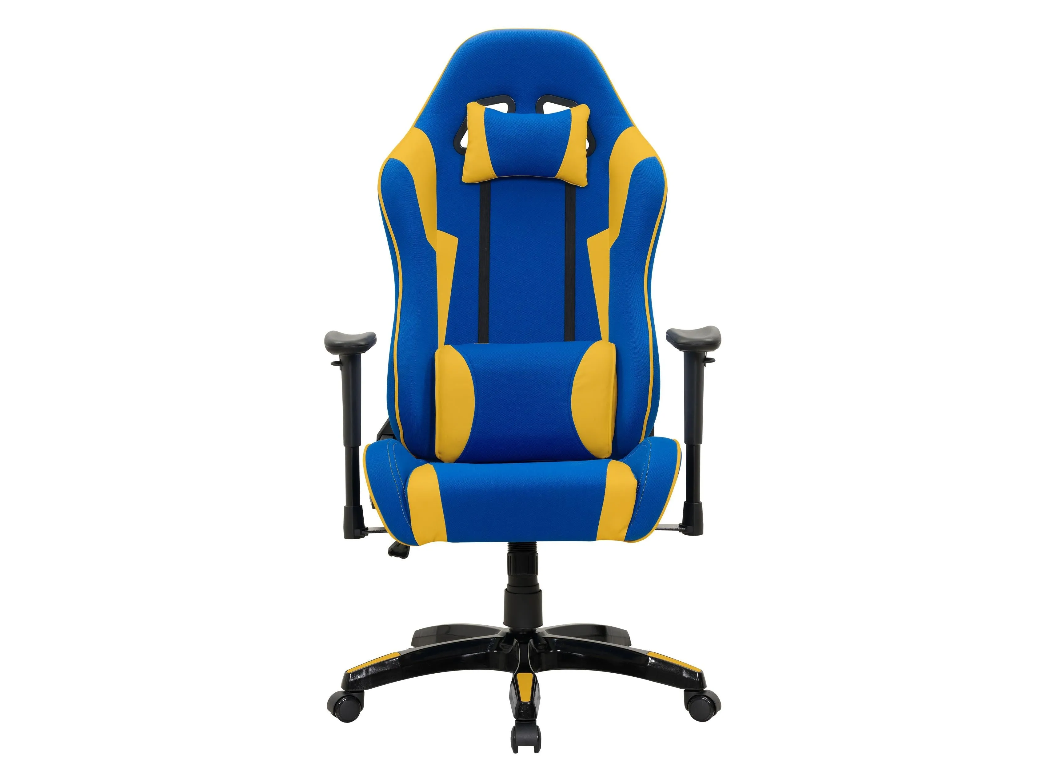 Blue and Yellow Gaming Office Chair