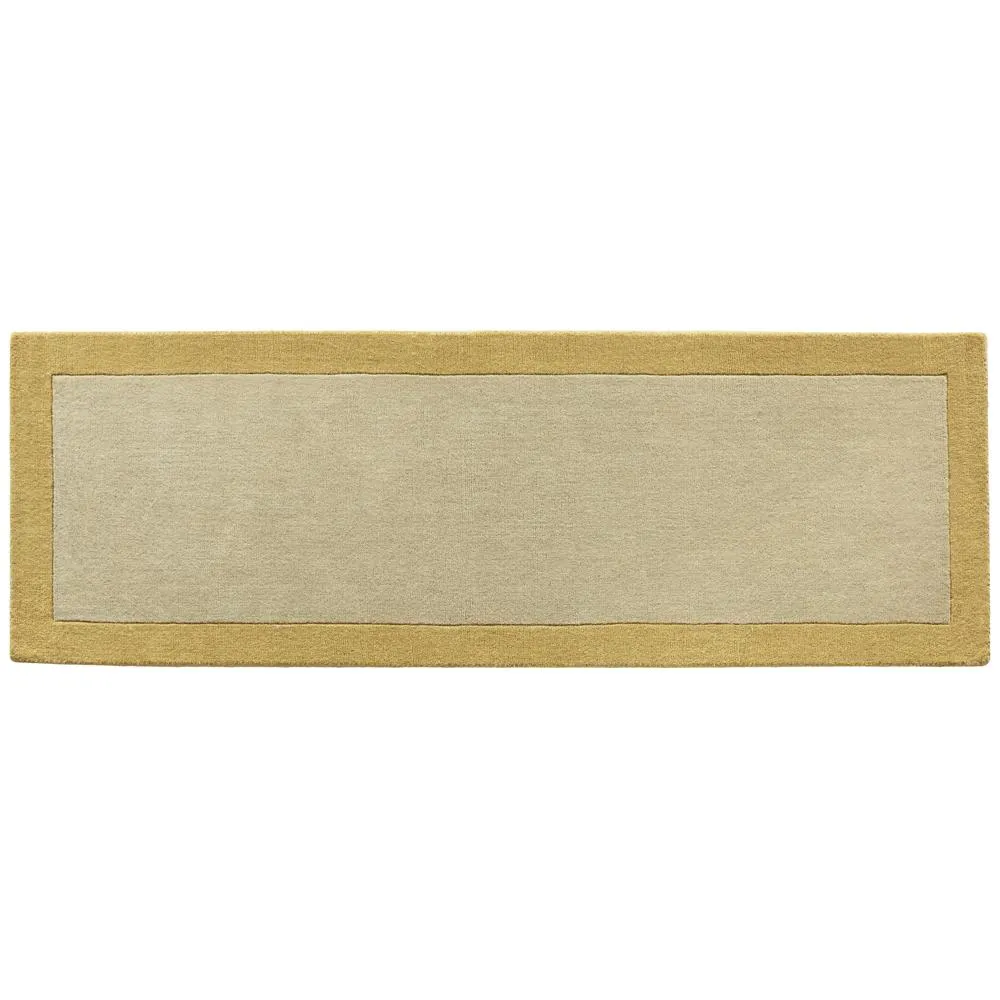 Borders Rug Ochre