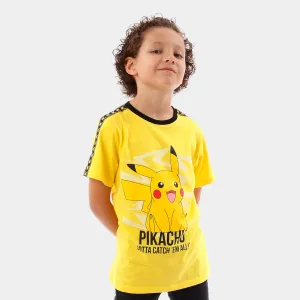 Boys Pikachu Pokemon T-Shirt