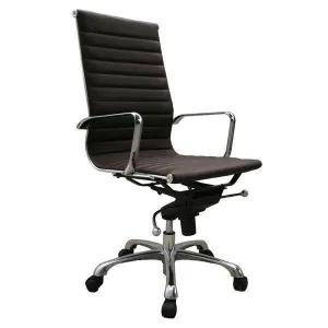 Carly Brown High Back Office Chair