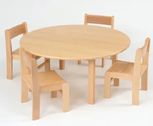 Circular Table & 4 Chairs (31Cm)