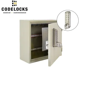 CodeLocks - Key Secure Extra Security Padlock Cabinet w/ CL2255 - Medium Duty - Electronic Lock - Tubular Mortise Latch - Key Override - Optional Lock Prep - Optional Storage