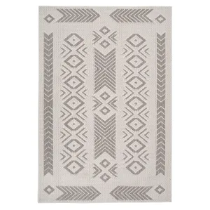 Cream Beige Motif Rug - Ryne