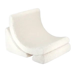 Cream White Moon Chair