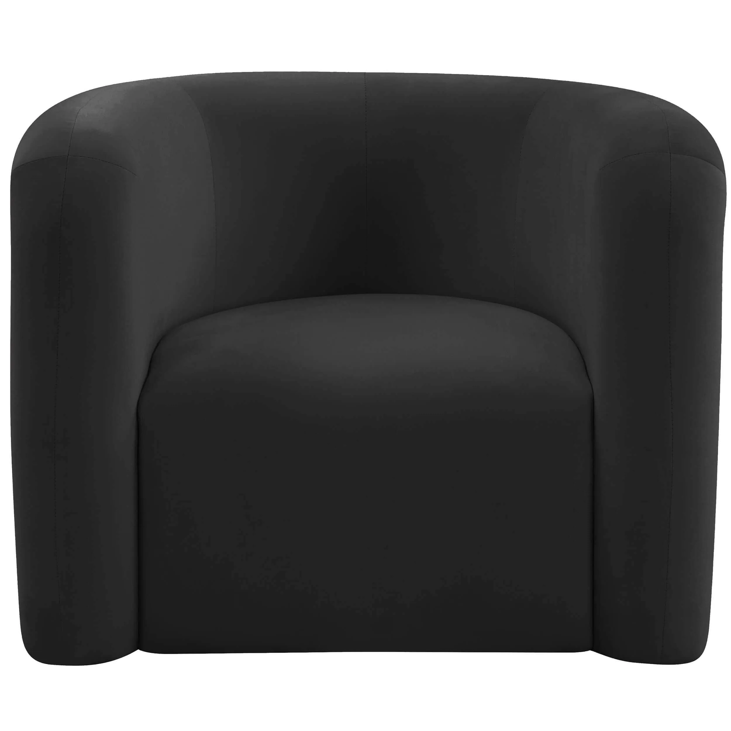 Curves Lounge Chair, Black