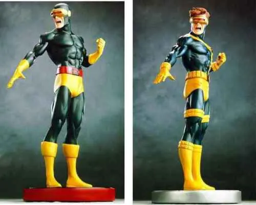 Cyclops statue matched set, Modern & Retro versions by Bowen Designs (X-Men)