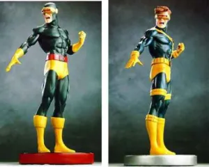 Cyclops statue matched set, Modern & Retro versions by Bowen Designs (X-Men)