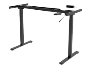 Digitus Sit-Stand Table Frame Ral 9011 - Black