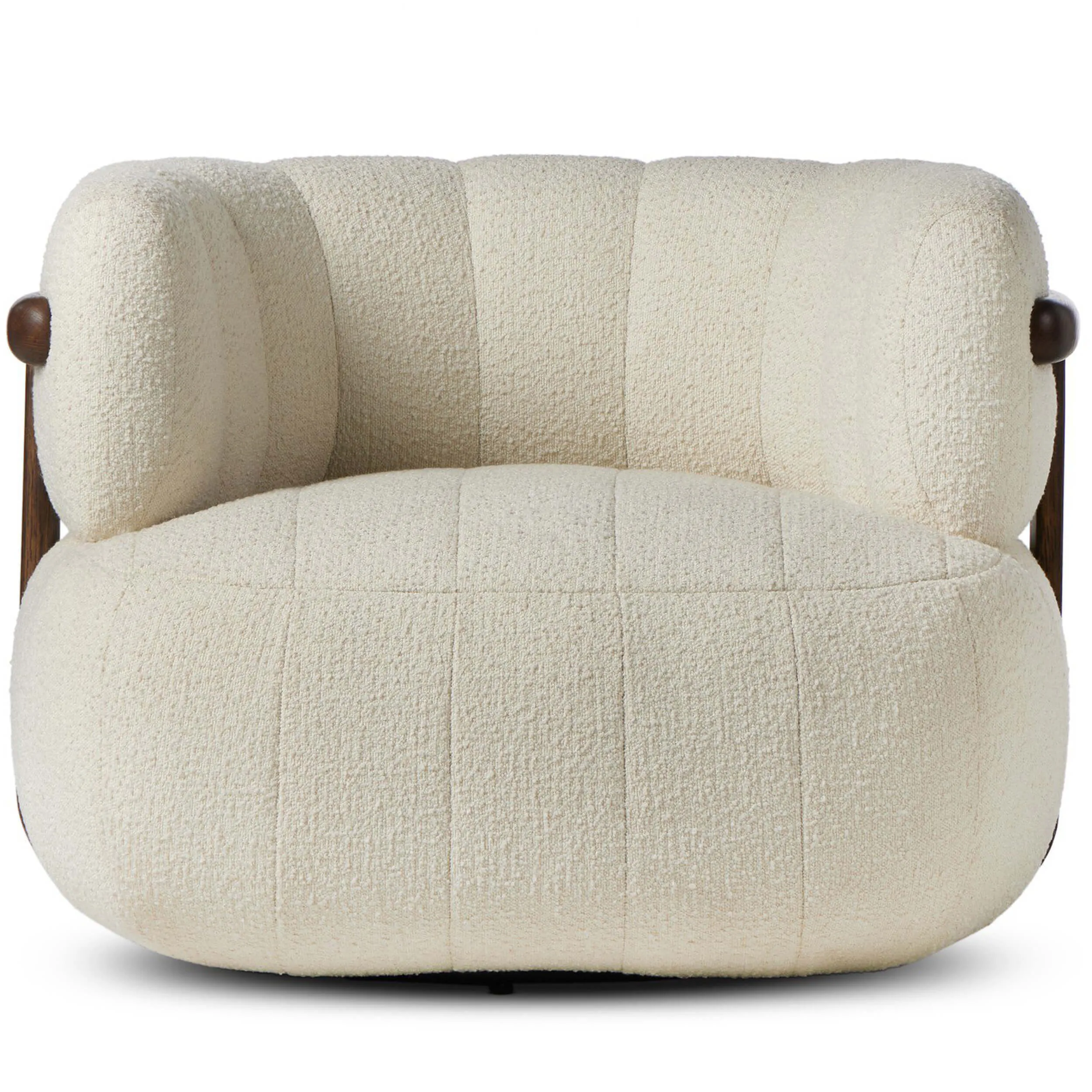 Doss Swivel Chair, Altro Snow