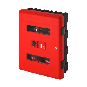 Double Fire Extinguisher Cabinet Lockable