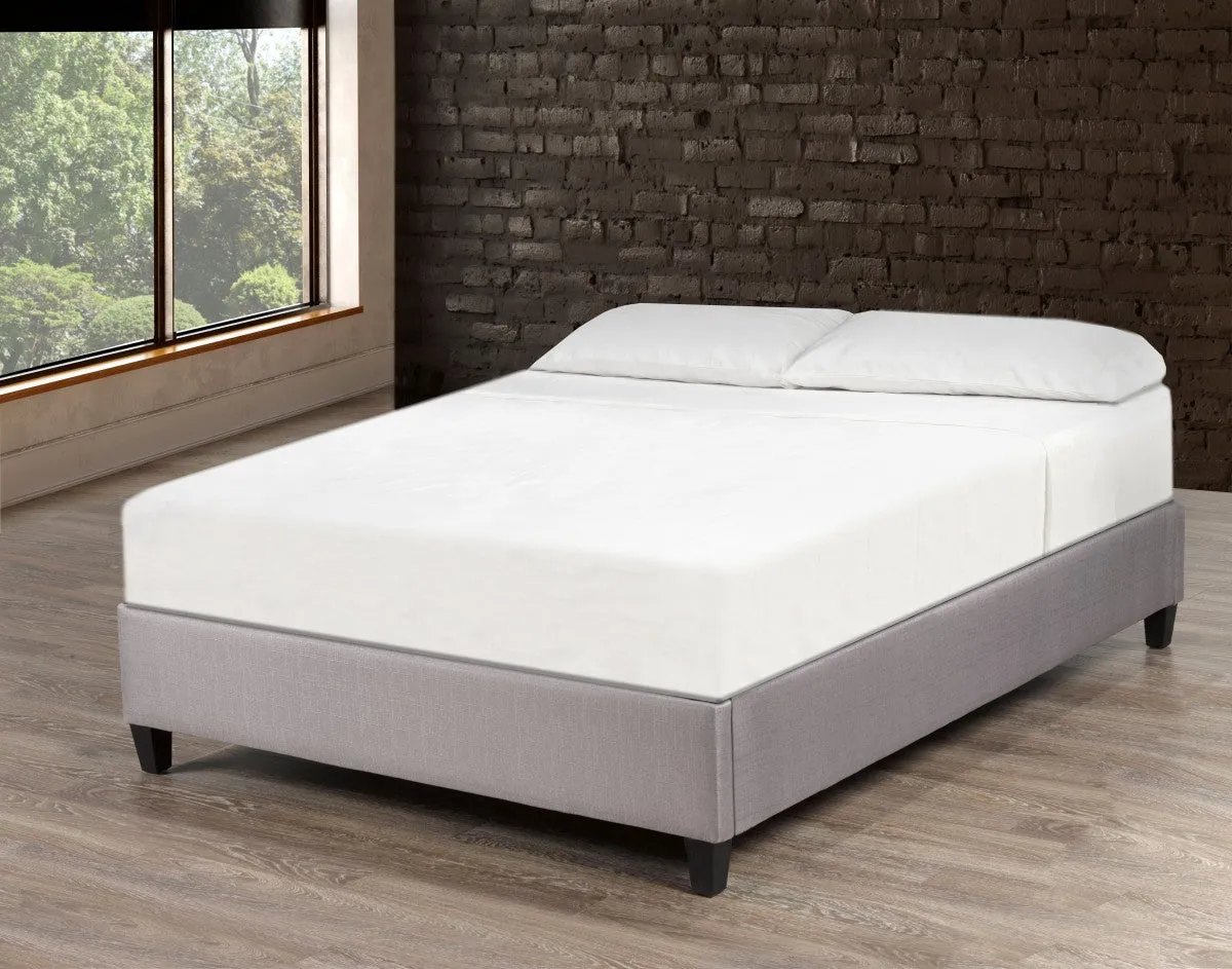 Douglas Queen Platform Bed Base, Grey