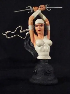 Elektra variant White Costume mini bust (Daredevil) by Bowen Designs