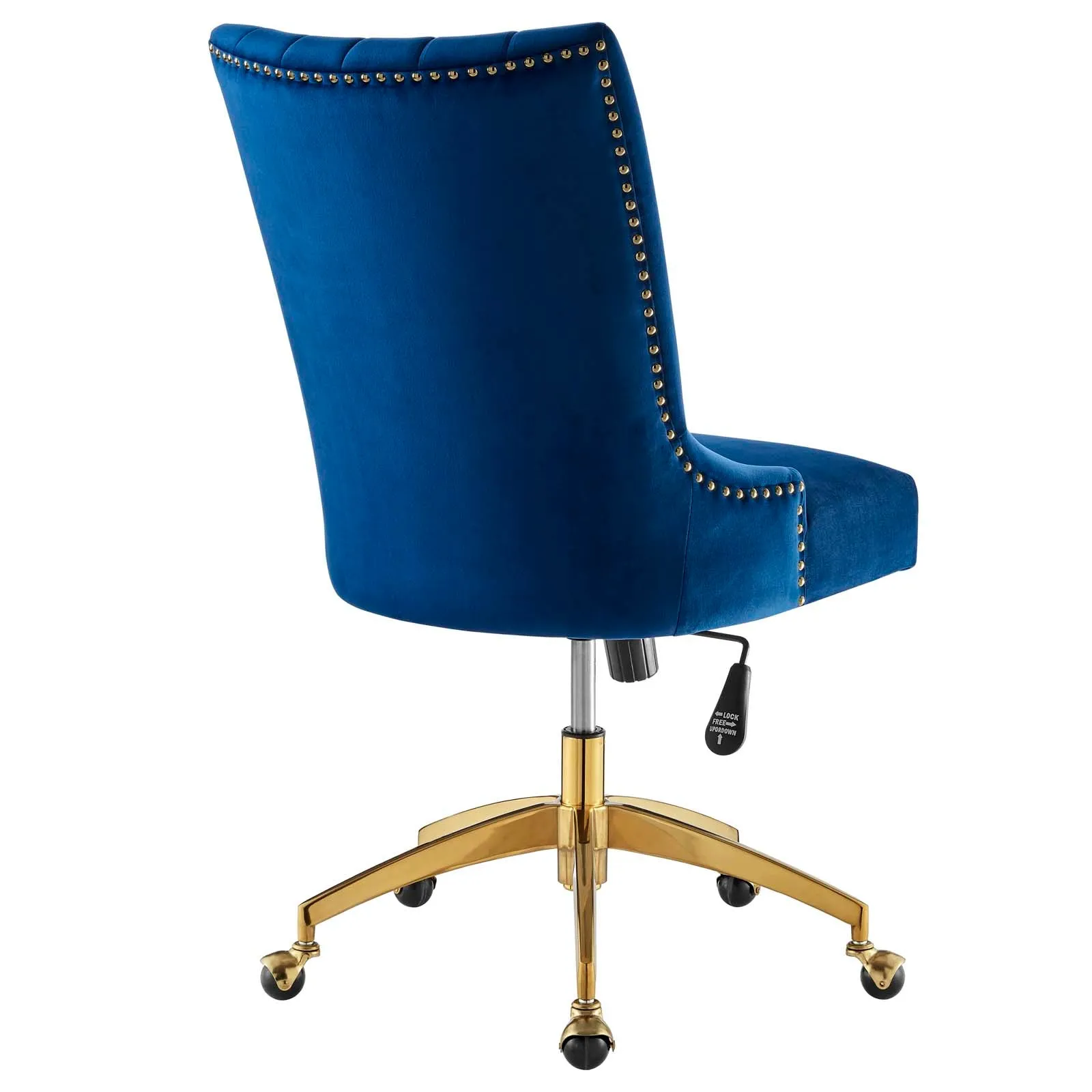 Empower Channel Tufted Performance Velvet Office Chair