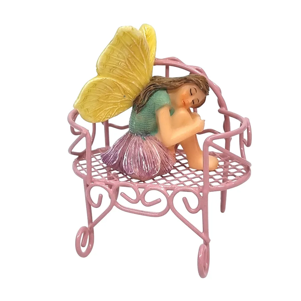 Fairy & Elf Metal Filigree Garden Furniture Set