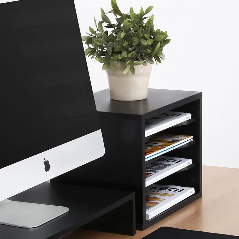 File cabinet 4-tier Black I On-Desk