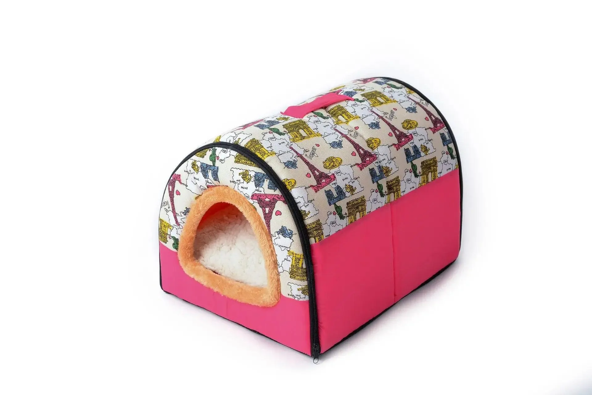 Foldable Cozy Pet House with Mat