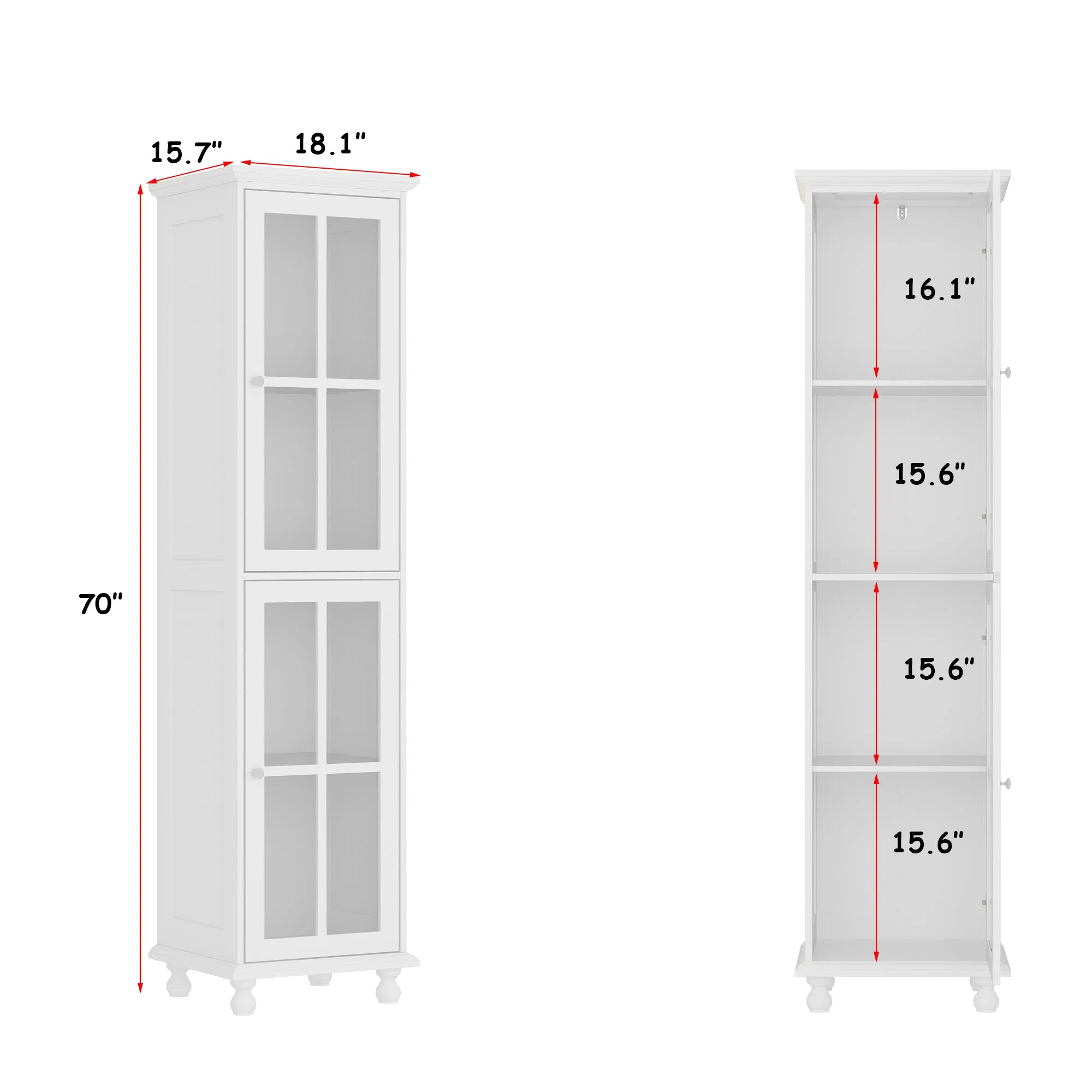 Freestanding Bathroom Storage Furniture