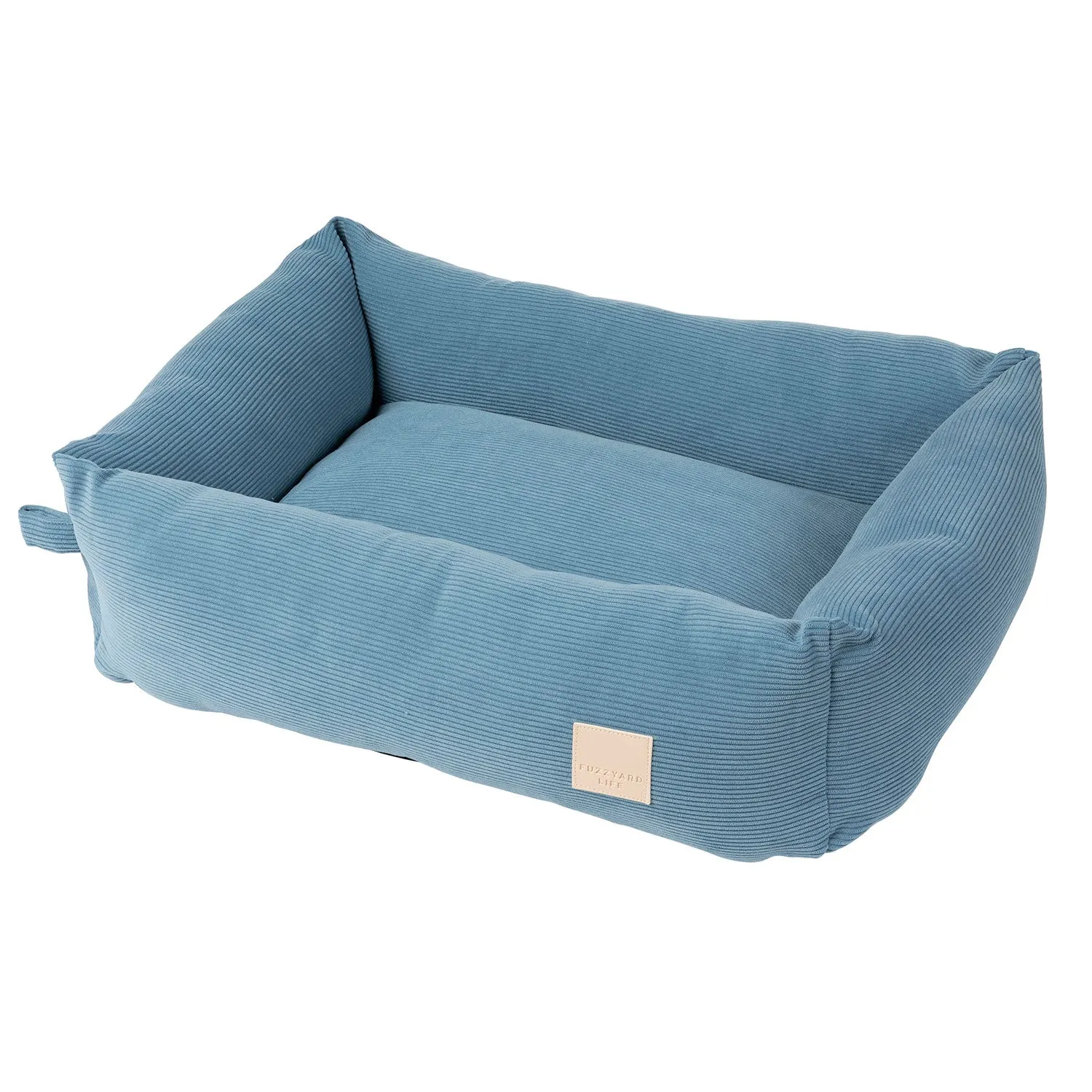 FuzzYard Life French Blue Corduroy Bed