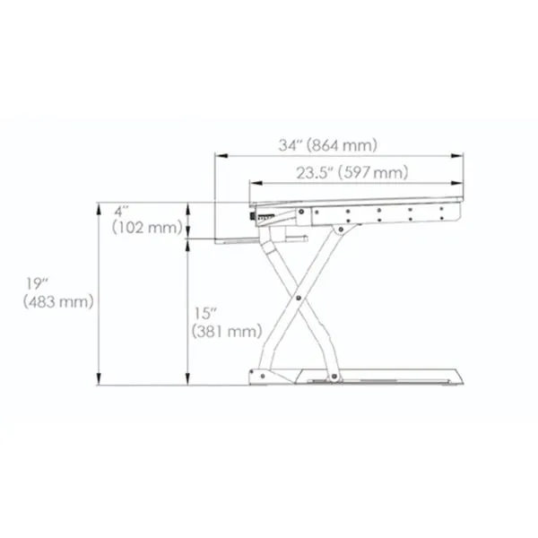 Goldtouch EasyLift  Sit/Stand Pro, KOV-ELP-B