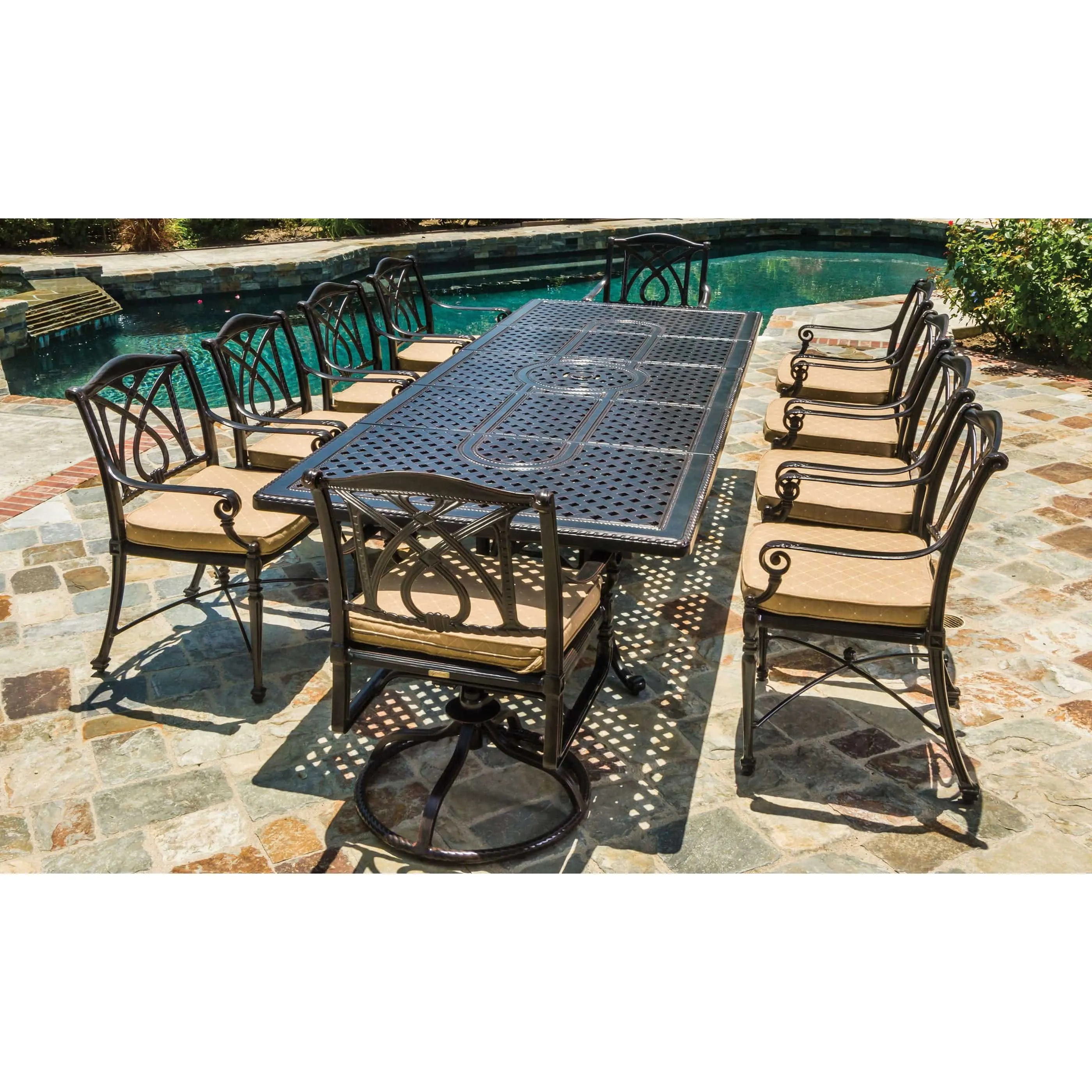 Grand Terrace 11 Piece Dining Group