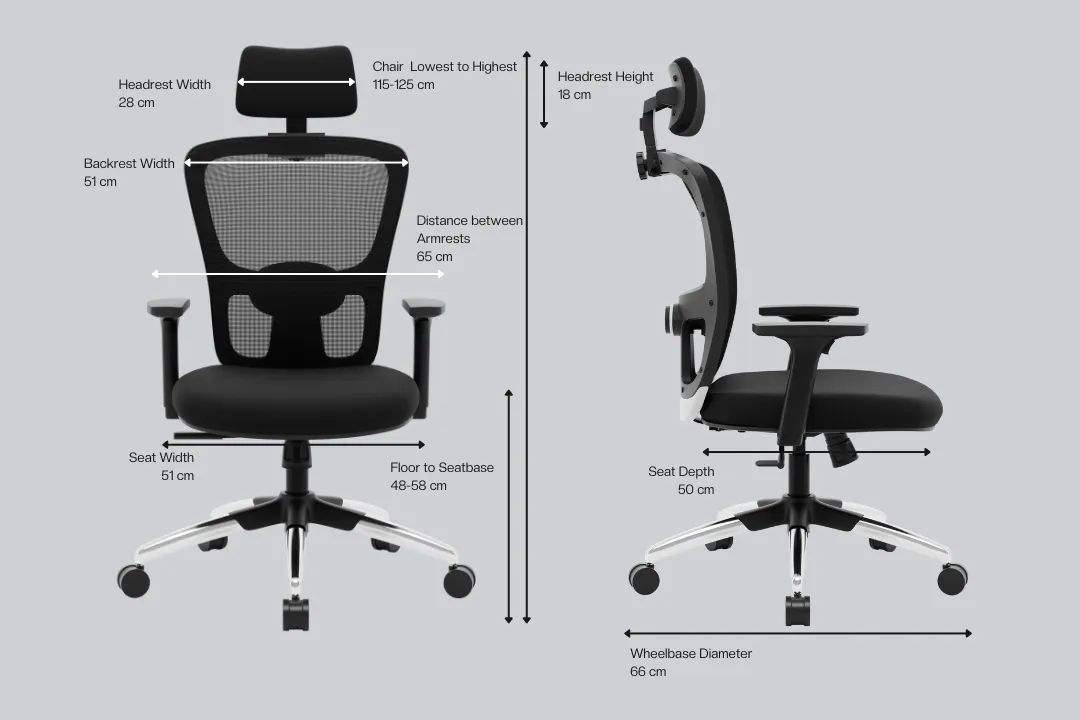 Green Soul Jupiter  Pro High Back Mesh Office Chair