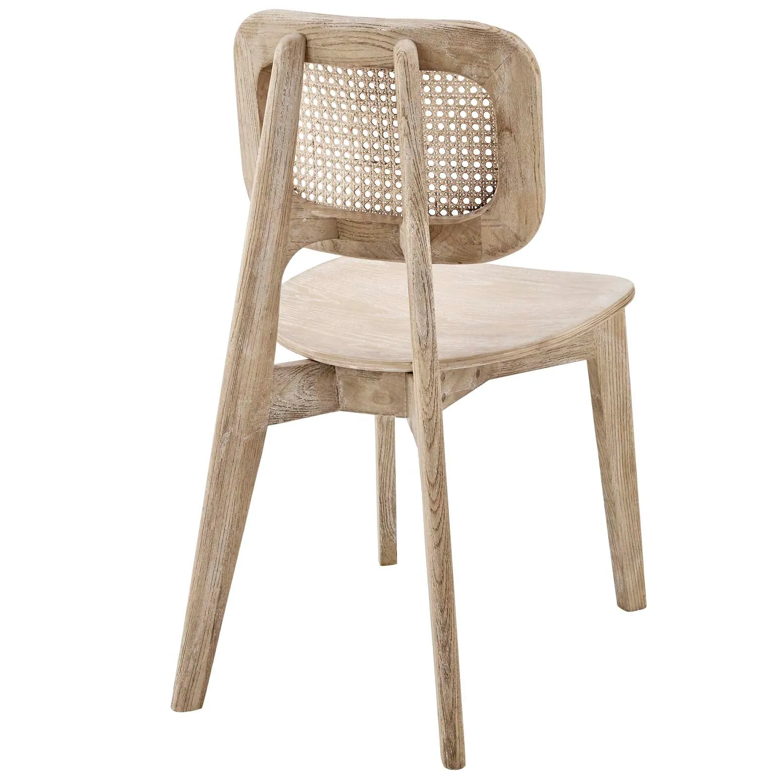 Habitat Wood Dining Side Chair Set of 2 Gray EEI-6077-GRY