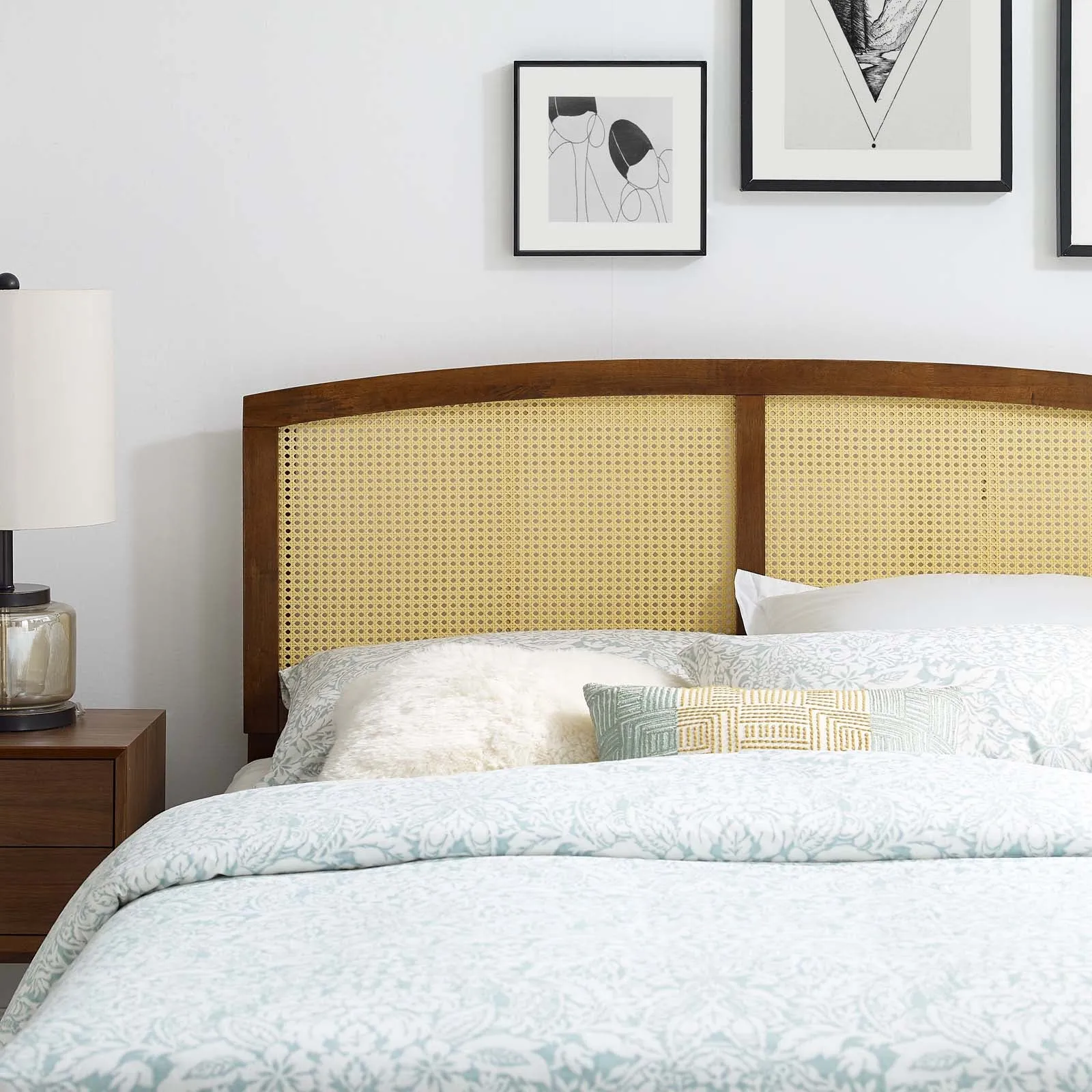 Halcyon Cane Full Headboard