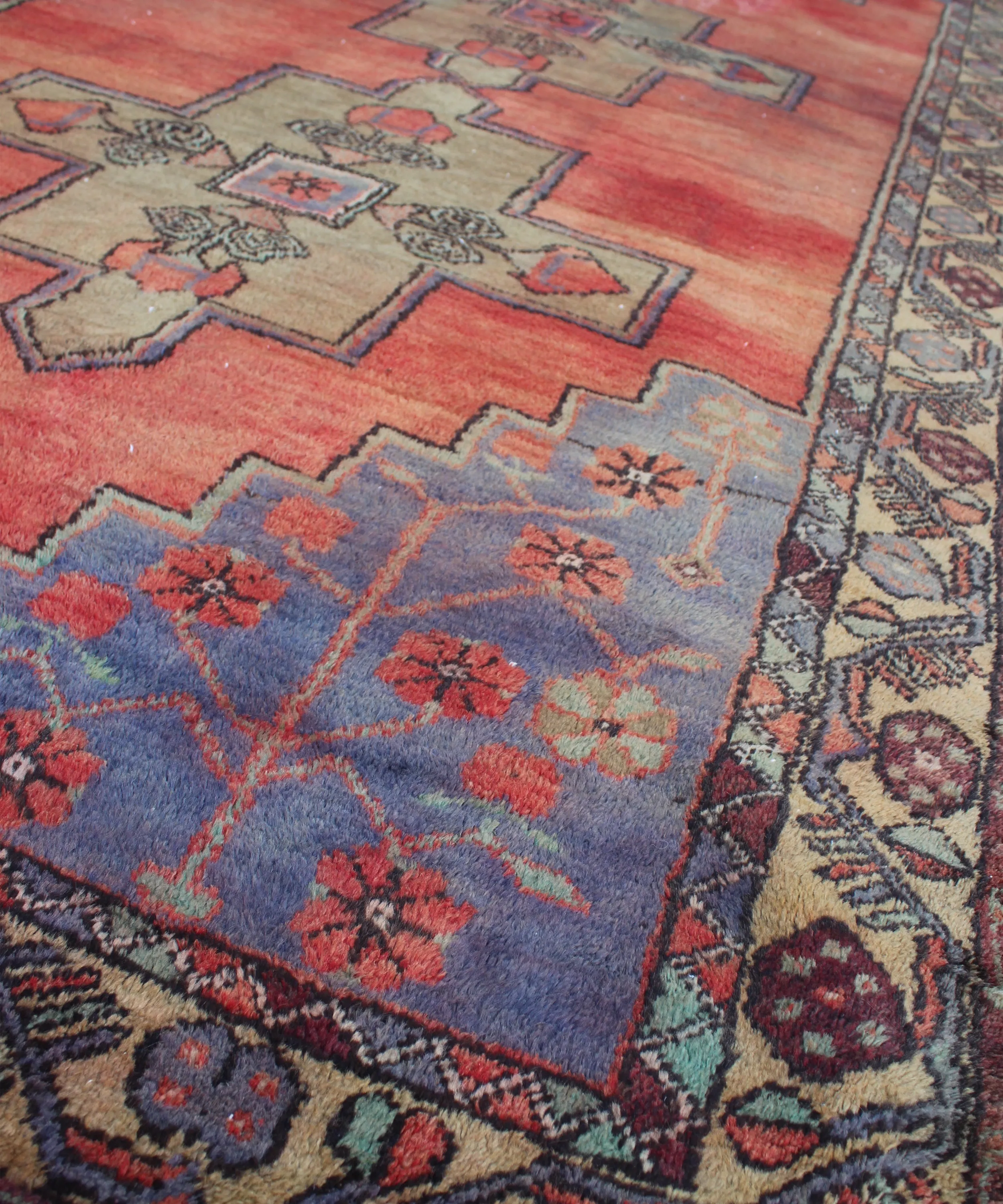 Hand Knotted Wool Rug,  5'-0" x 12'-5"